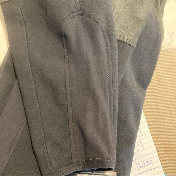 PIKEUR Sz M Rhinestone Logo Full Grip Dress Breeches Embroidered Pocket Pants - Picture 13 of 14